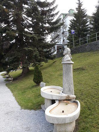 Thermalwasserbrunnen im Martin-Luther Park